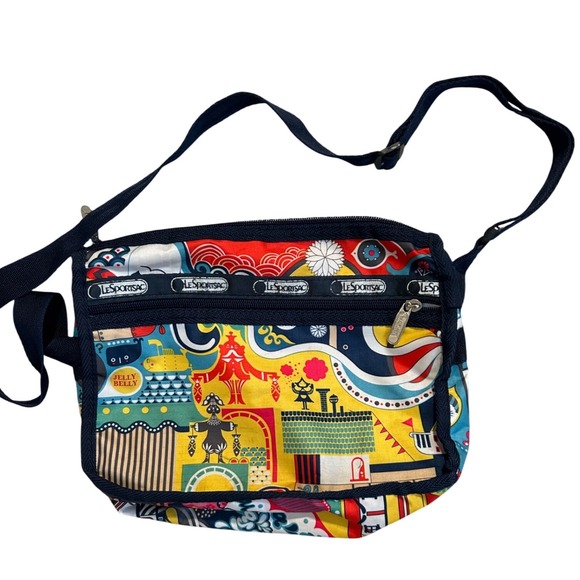 LeSportsac Crossbody Bag Colorful Pattern Travel Purse Shoulder Bag - Picture 1 of 6